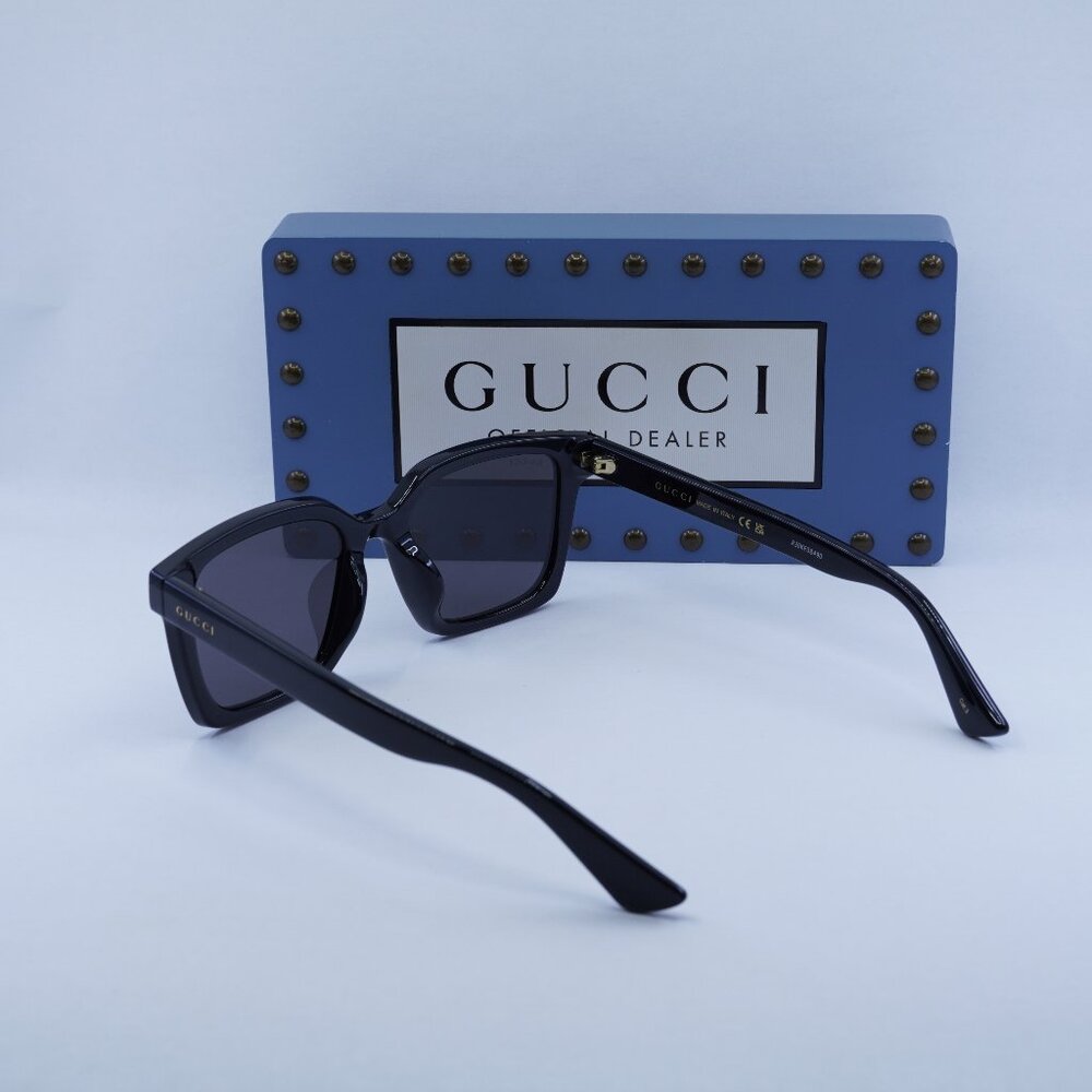 Final Price! Gucci GG1582SK 001 Black Grey Sunglasses - Picture 4 of 10